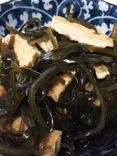 細切り昆布と油揚げの煮物-レシピのメイン写真