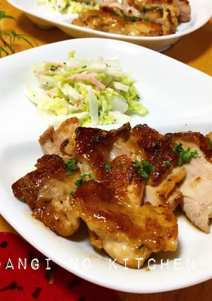 ＊簡単＊鶏もも肉のわさび醤油バター-レシピのメイン写真