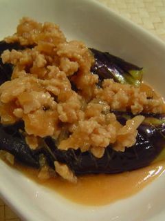 ★さっぱりと!揚げなすの酢味噌鶏そぼろ★-レシピのメイン写真