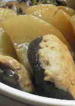 椎茸の魚詰めと大根の炊き合わせ-レシピのメイン写真