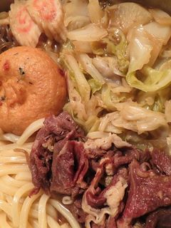 すき焼きうどん鍋-レシピのメイン写真