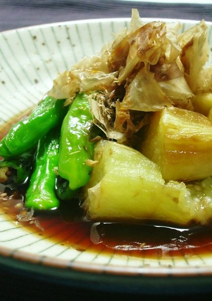 焼なす＆ししとうのおひたし柚子胡椒風味-レシピのメイン写真