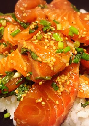 ノルウェーサーモンで漬け丼!-レシピのメイン写真