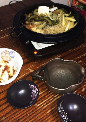 トマト＋セロリ入り！変わりすき焼き☆-レシピのメイン写真