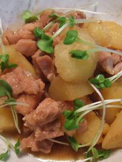 母の味!鶏肉とじゃがいもの煮物-レシピのメイン写真