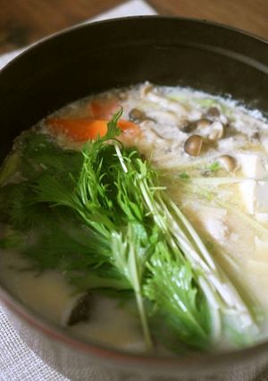 ＊甘酒豆乳鍋＊-レシピのメイン写真