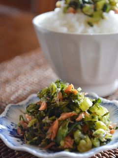 *大根の葉の鮭入りふりかけ*-レシピのメイン写真