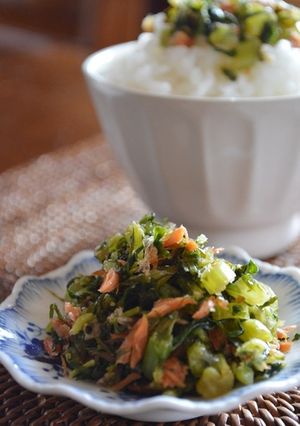 *大根の葉の鮭入りふりかけ*-レシピのメイン写真