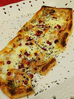ゆず胡椒風味のツナ缶de簡単♪油あげピザ-レシピのメイン写真