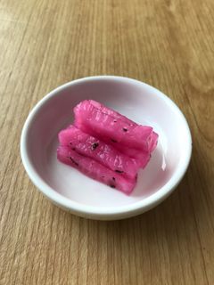 お弁当の彩りに!ゆかり大根-レシピのメイン写真