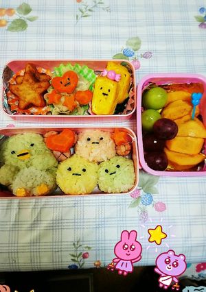 キャラ弁☆すみっこぐらし♥ベンギン他-レシピのメイン写真