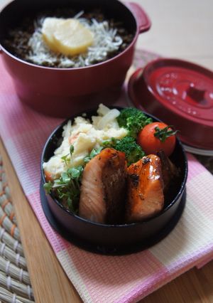 美味しい★スモークサーモンソテー弁当-レシピのメイン写真
