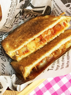 トマトソースのポテマヨホットサンド-レシピのメイン写真