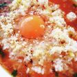 レンジで3分♪トマトリゾット風スープご飯