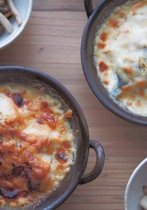 低糖質*大豆粉で鮭とアボカドのグラタン-レシピのメイン写真