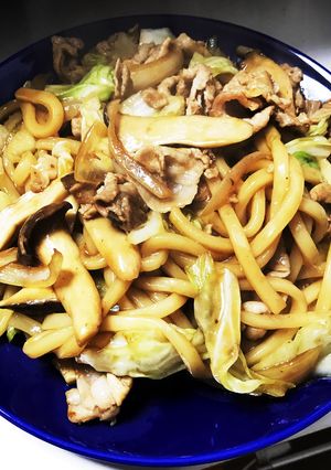 濃い目の焼きうどん-レシピのメイン写真