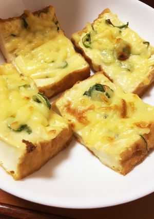 簡単！トースターで！厚揚げチーズ♡-レシピのメイン写真