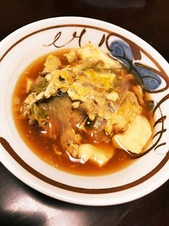 簡単時短節約!鯖缶の白菜豆腐卵とじ☆-レシピのメイン写真
