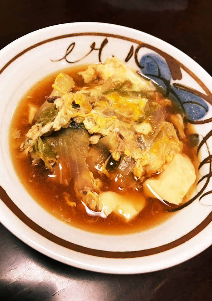 簡単時短節約！鯖缶の白菜豆腐卵とじ☆-レシピのメイン写真