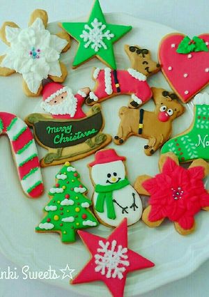 クリスマスアイシングクッキー2015-レシピのメイン写真