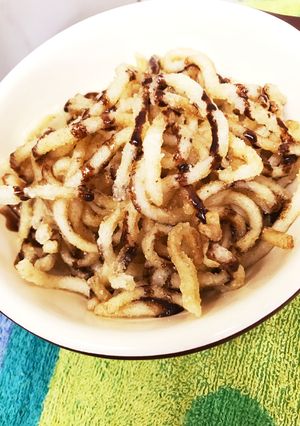 カリッジュワッ♡うどんdeおやつ-レシピのメイン写真