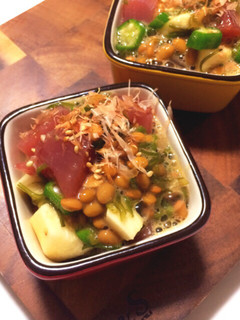 アレンジ自在♡マグロ納豆ネバネバ和え-レシピのメイン写真