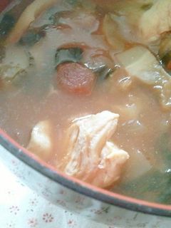 ささみトマト味噌汁-レシピのメイン写真