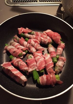 簡単！お弁当にアスパラ豚肉巻き-レシピのメイン写真