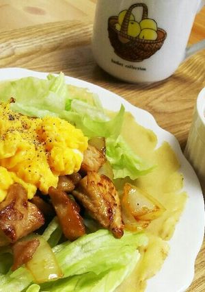 照り焼きガレット-レシピのメイン写真