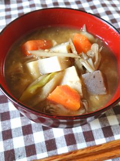 いものこ汁【柏市学校給食】-レシピのメイン写真