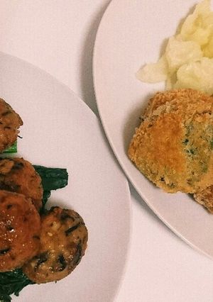 ヘルシー肉団子&豆腐コロッケ⭐-レシピのメイン写真