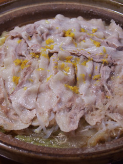 柚子の香りがたまらない!豚肉の蒸し鍋♪-レシピのメイン写真