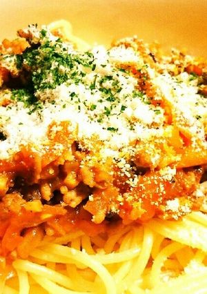 手軽に作れるボロネーゼ風スパゲッティ-レシピのメイン写真