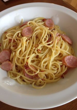 ペペロンチーノ風パスタ-レシピのメイン写真
