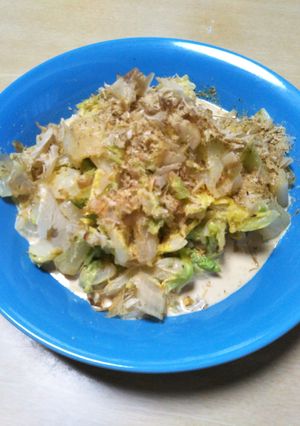 調味料3つで超簡単！白菜おかかマヨポン酢-レシピのメイン写真