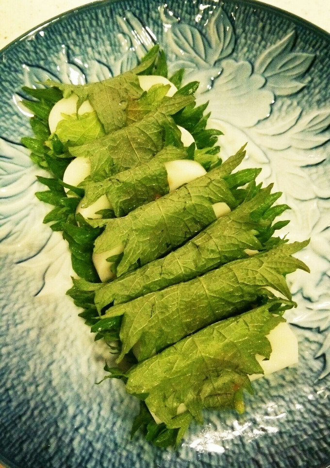 かまぼこの梅しそ巻き-レシピのメイン写真