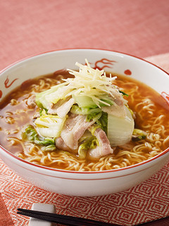 白菜が沢山食べられる!豚バラ白菜ラーメン-レシピのメイン写真