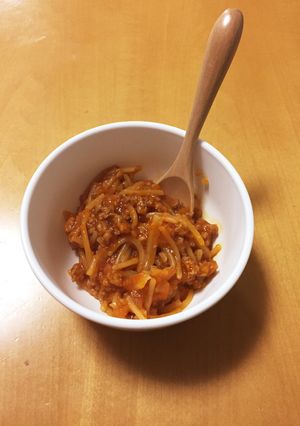 鍋1つ♡トマトジュースで☆離乳食パスタ♡-レシピのメイン写真