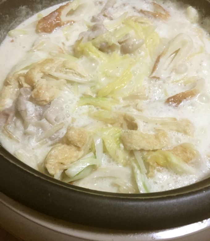 温泉豆腐ちゃんぽん鍋 by くまよしとチビ 【クックパッド】 簡単