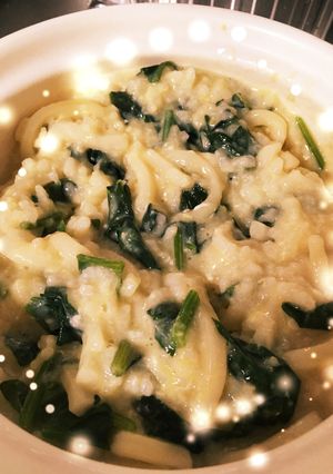 簡単！冷凍うどんとご飯のおじや-レシピのメイン写真