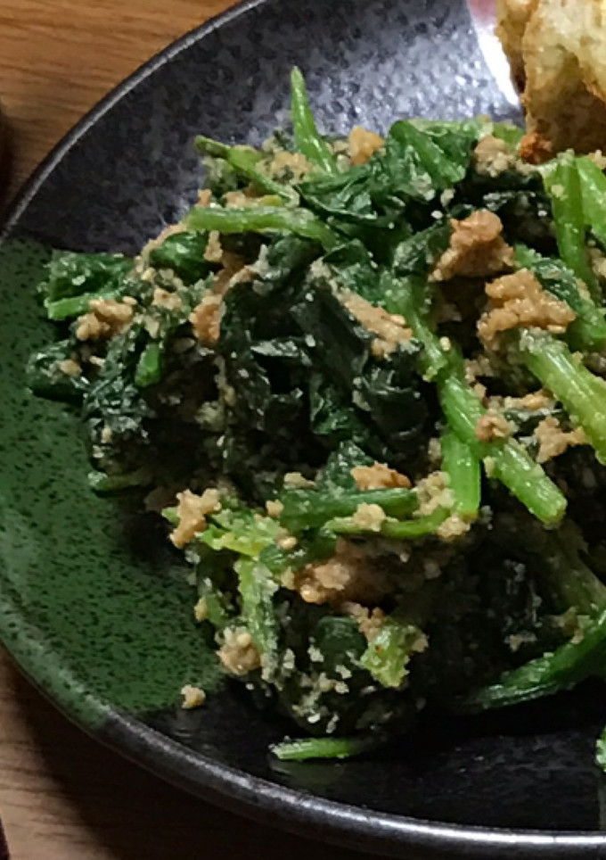 粉チーズ!?ほうれん草のごま和え-レシピのメイン写真