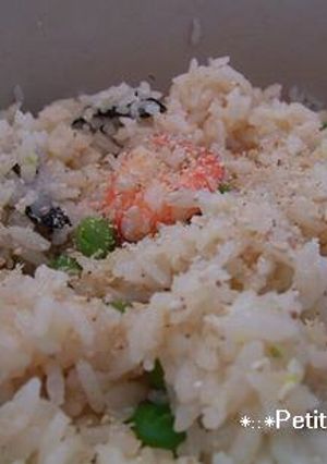 簡単！ゴマと海苔たっぷりの海老ご飯-レシピのメイン写真