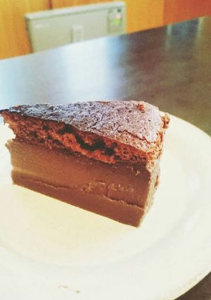 キレイに3層⭐ココアマジックケーキ-レシピのメイン写真