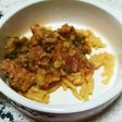 【 犬ごはん】ミートソースのパスタ