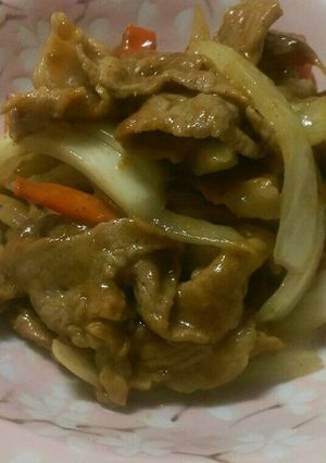 豚肉のカレー炒め-レシピのメイン写真