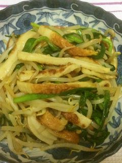 ちくわともやしとニラのカレー炒め-レシピのメイン写真