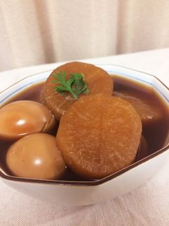大根と卵の煮物。圧力鍋で簡単しみしみ!-レシピのメイン写真