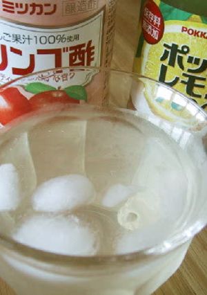 爽快☆りんご酢レモンソーダ☆-レシピのメイン写真