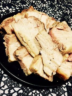 豚バラブロック肉で簡単蒸し豚-レシピのメイン写真