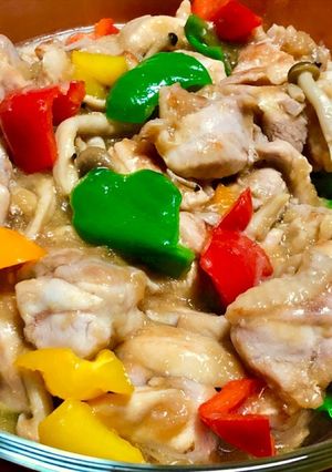 麺つゆで簡単☆鶏とキノコのみぞれ炒め-レシピのメイン写真